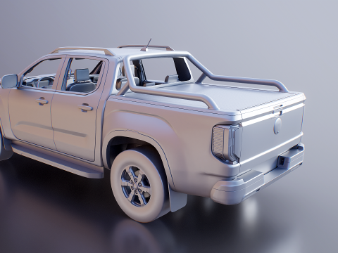 VW Amarok Pan Americana senza texture Modello 3D