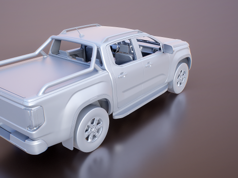 VW Amarok Pan Americana senza texture Modello 3D