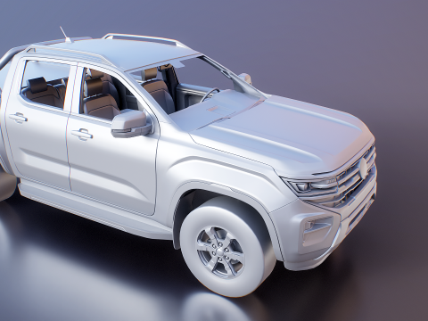 VW Amarok Pan Americana senza texture Modello 3D