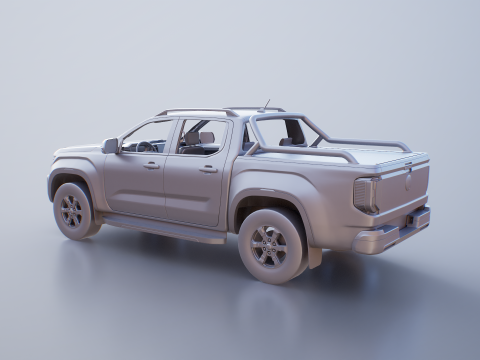 VW Amarok Pan Americana senza texture Modello 3D