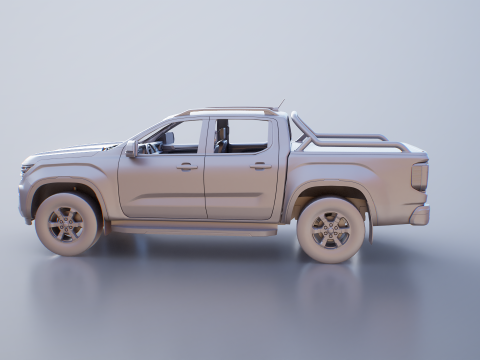 VW Amarok Pan Americana senza texture Modello 3D