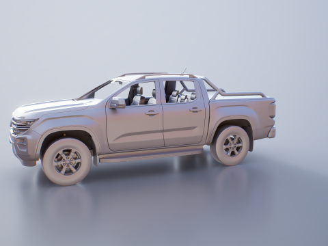 VW Amarok Pan Americana senza texture Modello 3D