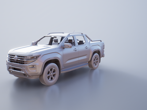 VW Amarok Pan Americana senza texture Modello 3D