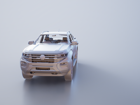 VW Amarok Pan Americana senza texture Modello 3D
