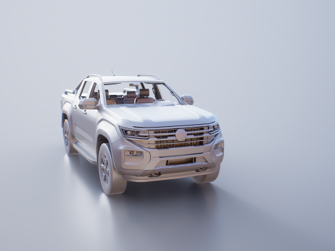 VW Amarok Pan Americana senza texture Modello 3D