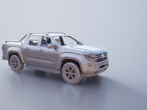 VW Amarok Pan Americana senza texture Modello 3D
