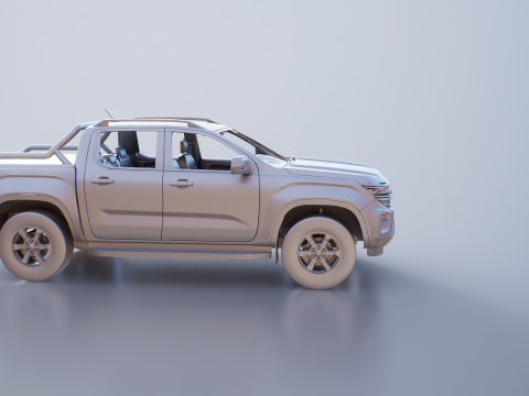 VW Amarok Pan Americana senza texture Modello 3D