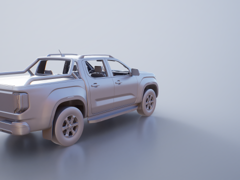 VW Amarok Pan Americana senza texture Modello 3D
