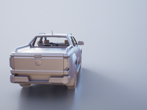 VW Amarok Pan Americana senza texture Modello 3D