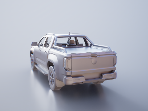 VW Amarok Pan Americana senza texture Modello 3D