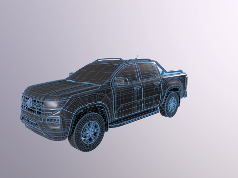 VW Amarok Pan Americana senza texture Modello 3D