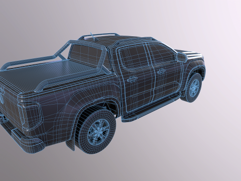 VW Amarok Pan Americana senza texture Modello 3D