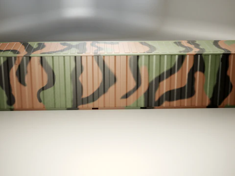 Intermodal Military Shipping Container 40-foot-long 3D Model