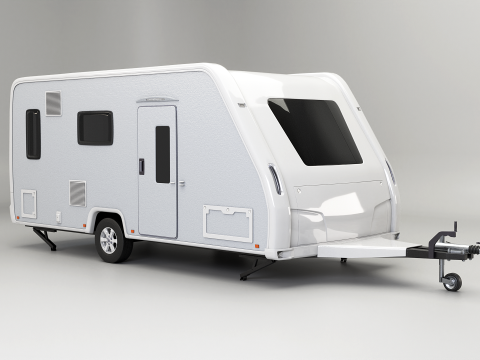 Caravana de acampamento Modelo 3D