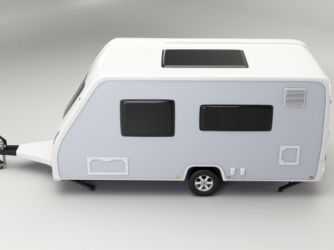 Caravana de acampamento Modelo 3D