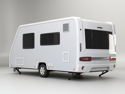 Caravana de acampamento Modelo 3D