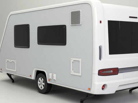 Caravana de acampamento Modelo 3D