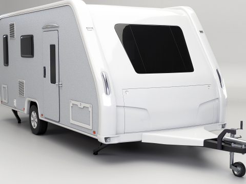 Caravana de acampamento Modelo 3D