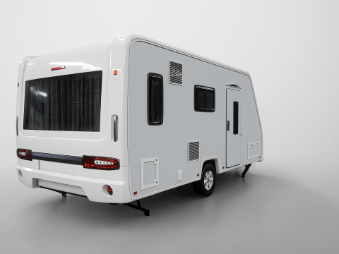 Caravana de acampamento Modelo 3D