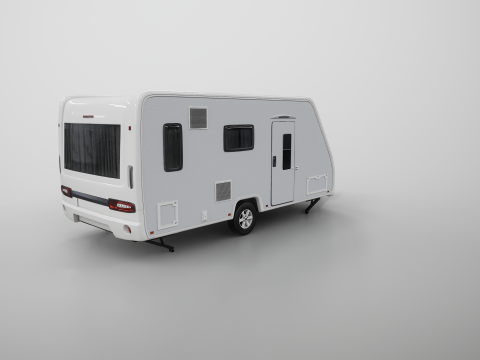 Caravana de acampamento Modelo 3D