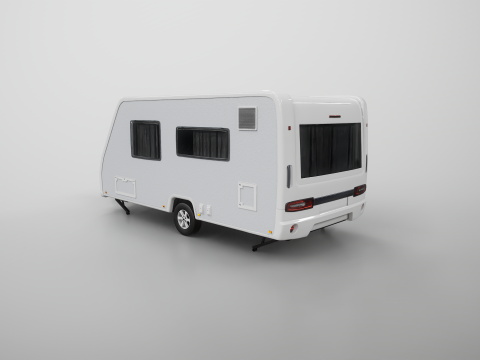 Caravana de acampamento Modelo 3D