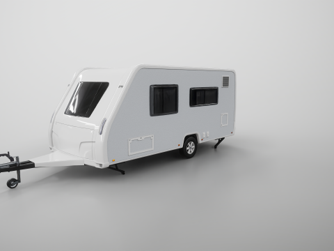 Caravana de acampamento Modelo 3D