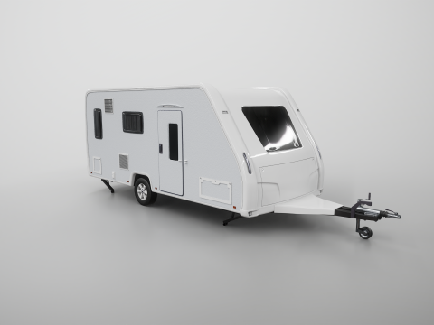 Caravana de acampamento Modelo 3D