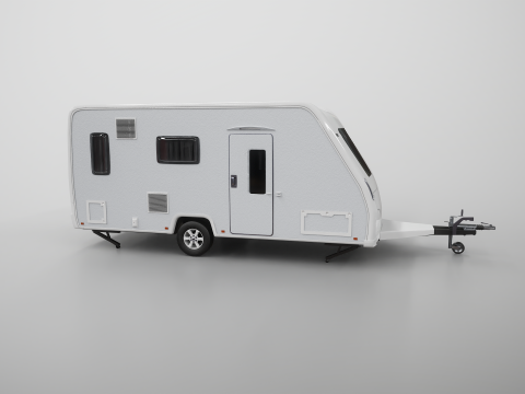 Caravana de acampamento Modelo 3D