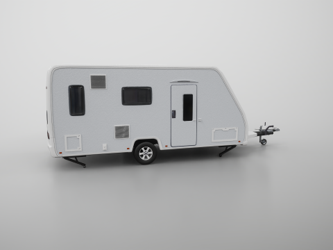 Caravana de acampamento Modelo 3D