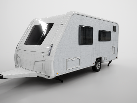 Caravana de acampamento Modelo 3D