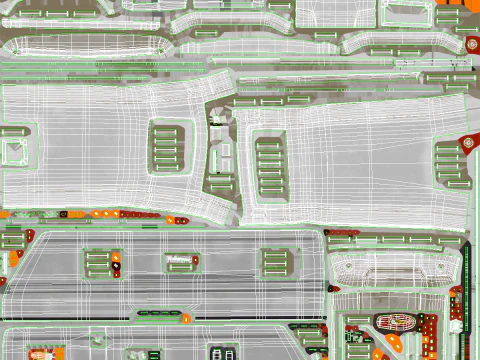 Roulotte da campeggio sporca a 2 assi Modello 3D