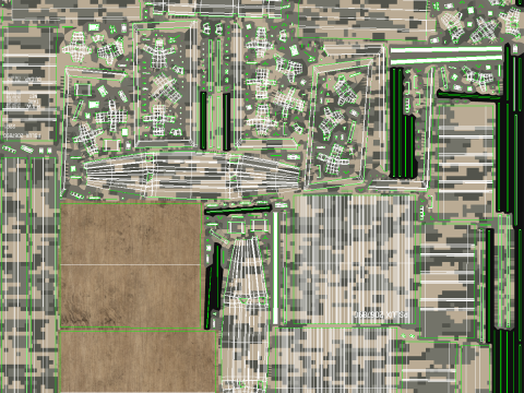 Container militare intermodale lungo 20 piedi Modello 3D