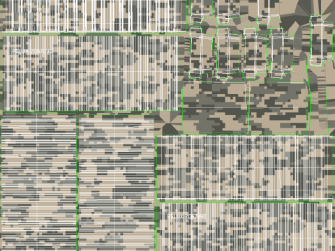 Container militare intermodale lungo 20 piedi Modello 3D