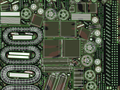 मिलिट्री ट्रैक्ड रोबोट कैमो 3D मॉडल