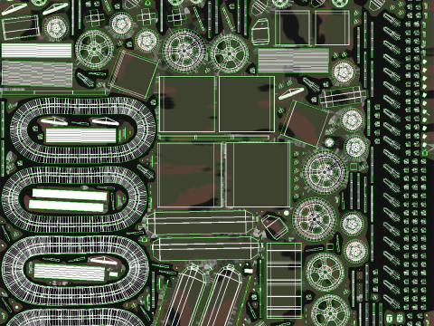 Military Tracked Robot Camo 3D Model