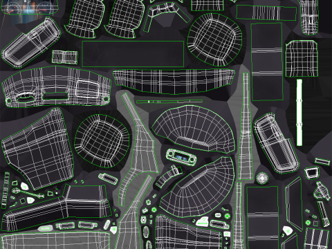Modern Euro Panel Van PRB Textures 3D Model