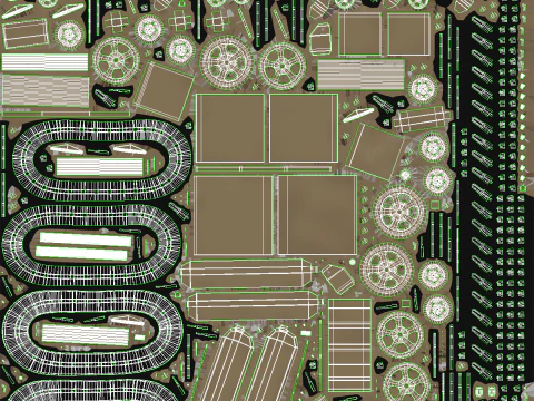 軍用追跡ロボット砂漠迷彩 3Dモデル