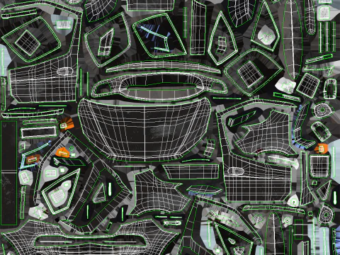 &Ocirc;nibus moderno e envelhecido Modelo 3D