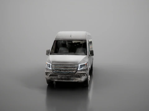 &Ocirc;nibus moderno e envelhecido Modelo 3D