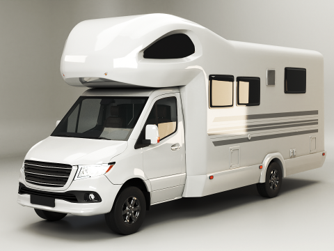 Camper moderno Modelo 3D