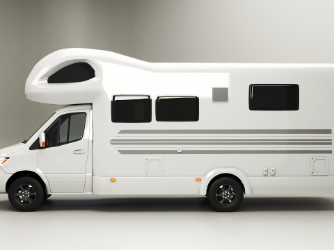 Camper moderno Modelo 3D
