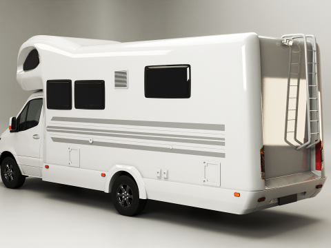 Camper moderno Modelo 3D