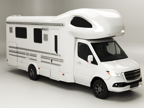 Camper moderno Modelo 3D