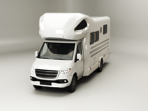 Camper moderno Modelo 3D