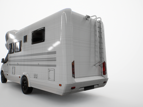Camper moderno Modelo 3D