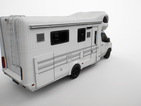 Camper moderno Modelo 3D