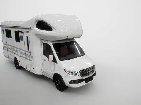 Camper moderno Modelo 3D