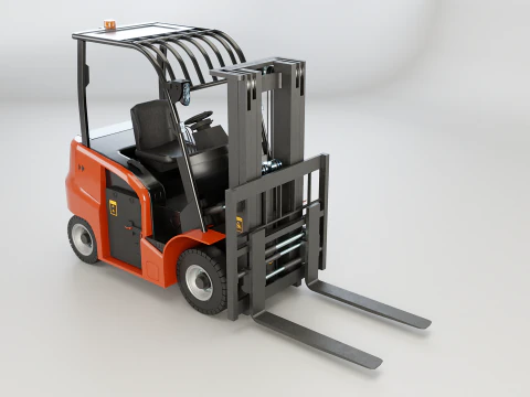 Carrello elevatore elettrico moderno Modello 3D