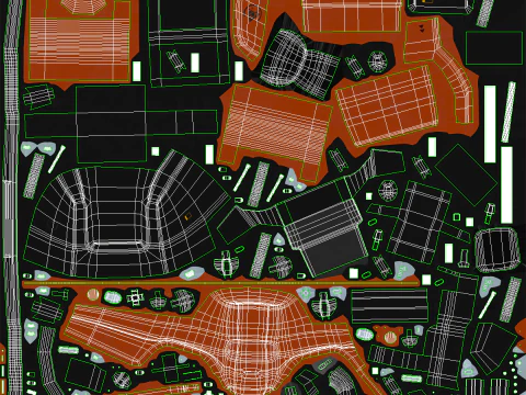 Carrello elevatore elettrico moderno Modello 3D