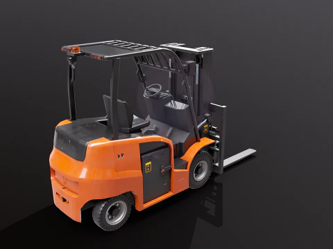 Carrello elevatore elettrico moderno Modello 3D